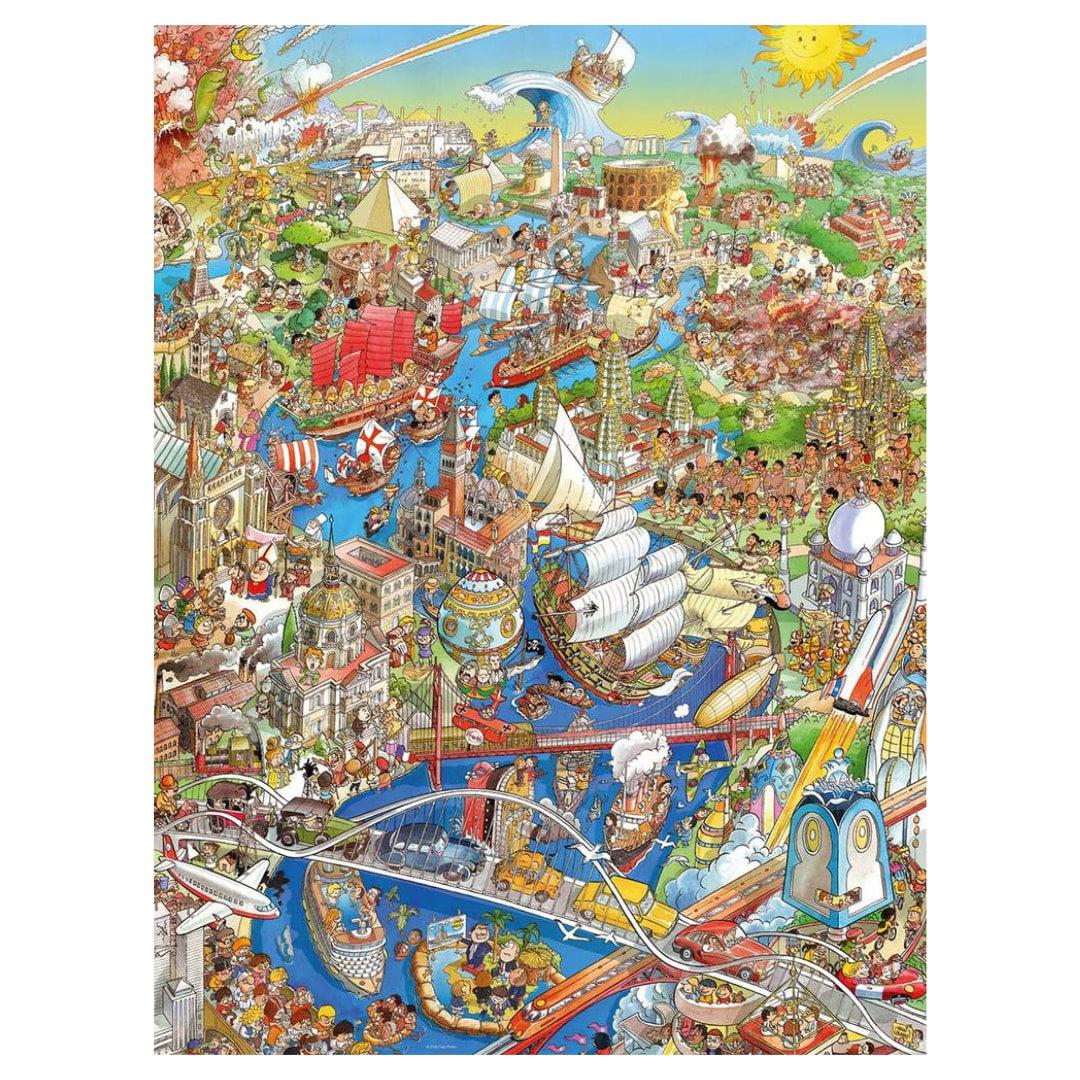 Heye - History River 1500 Piece Puzzle - The Puzzle Nerds 