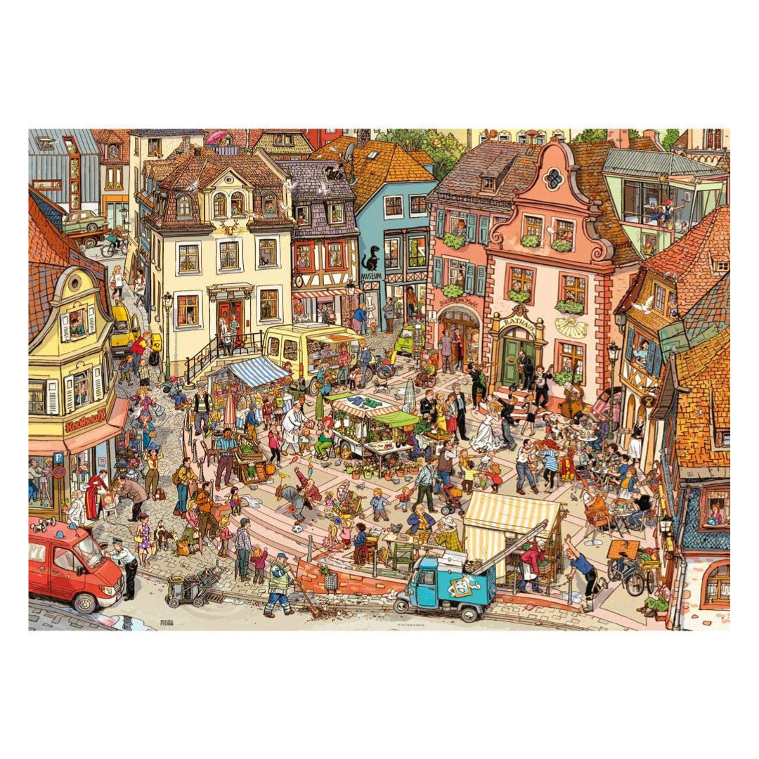 Heye - Market Place 1000 Piece Puzzle - The Puzzle Nerds 