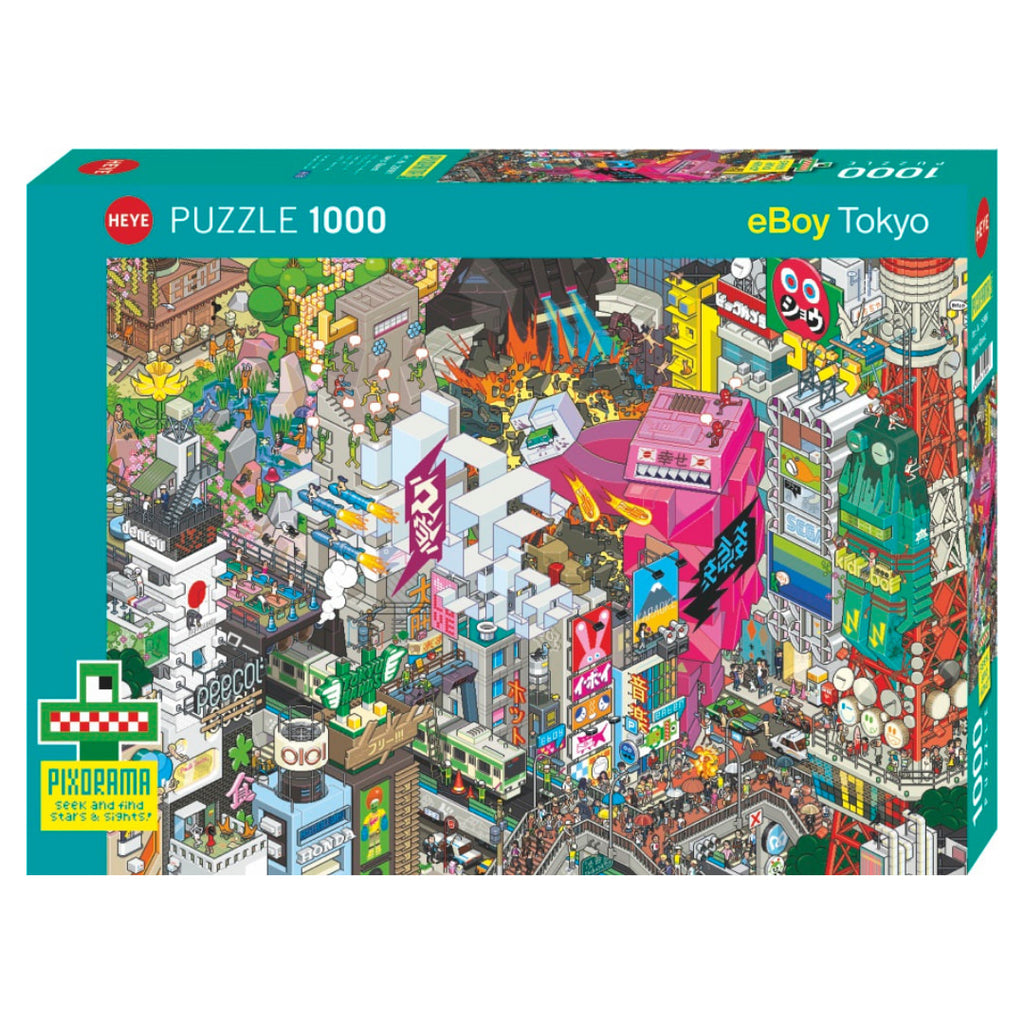 Heye - Tokyo Quest Pixorama 1000 Piece Puzzle - The Puzzle Nerds