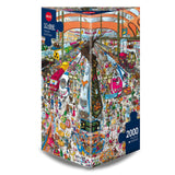 Heye -Train Station by Schöne 2000 Piece Puzzle - The Puzzle Nerds