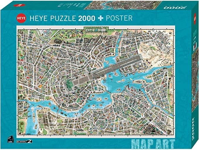 City Of Pop 2000 Piece Puzzle – The Puzzle Nerds