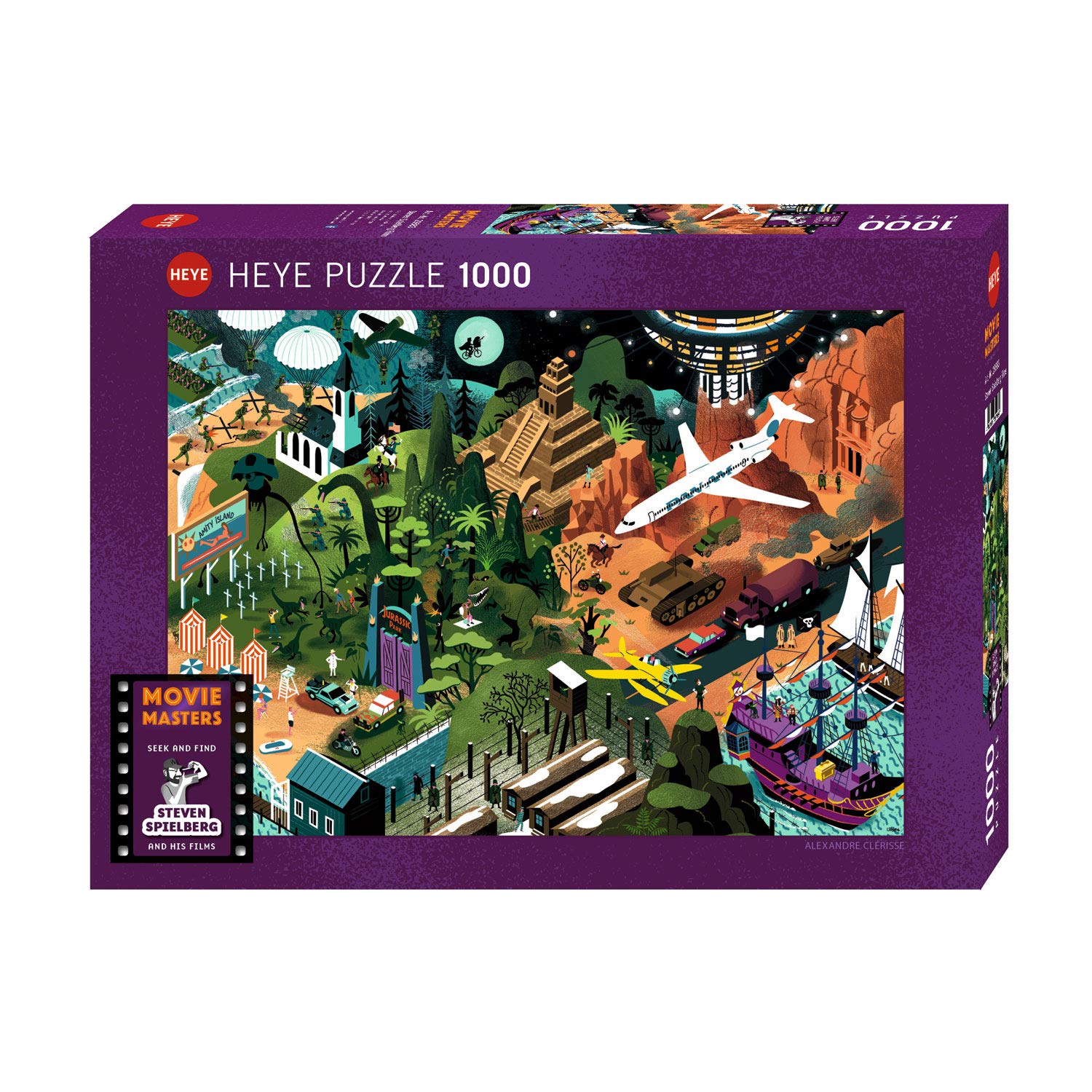 Heye Puzzles - Movie Masters - Steven Spielberg Films 1000 Piece Puzzle - The Puzzle Nerds