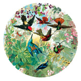 Hummingbirds 500 Piece Round Puzzle - The Puzzle Nerds