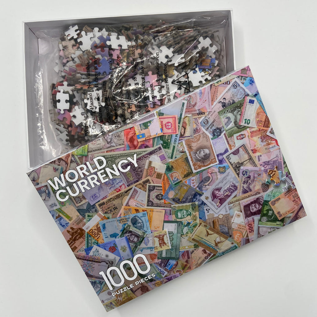 Inspector3 - World Currency 1000 Piece Puzzle - The Puzzle Nerds