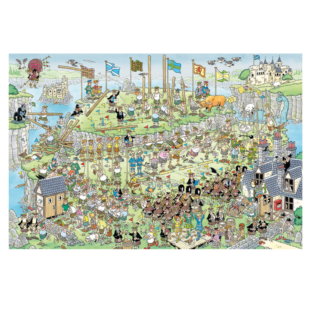 Jumbo - Highland Games 1500 Piece Puzzle - The Puzzle Nerds