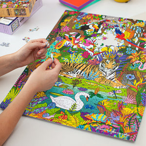 Jungle Tiger 500 Piece Puzzle - The Puzzle Nerds