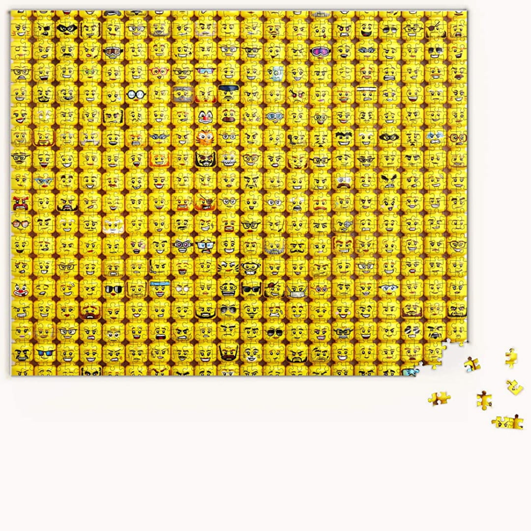 LEGO 1000 Piece Minifigure Faces Puzzle
