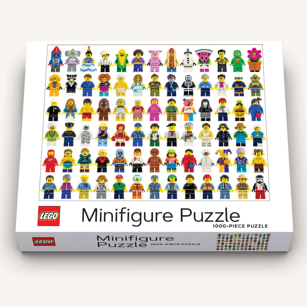 LEGO Minifigure Puzzle 1000 Pieces. Very fun! : r/Jigsawpuzzles