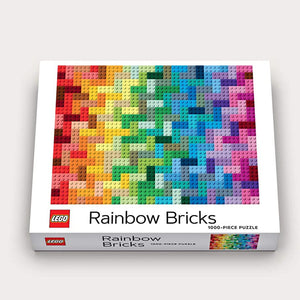 LEGO Rainbow Bricks Puzzle 1000 Piece Puzzle