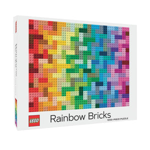 LEGO Rainbow Bricks Puzzle 1000 Piece Puzzle