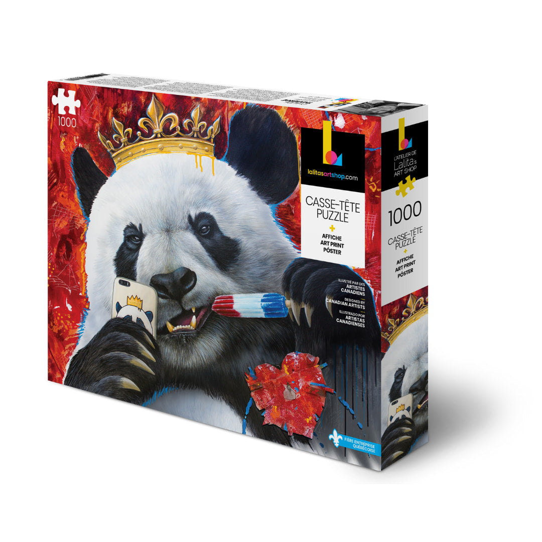 Selfie Panda 1000 Piece Puzzle