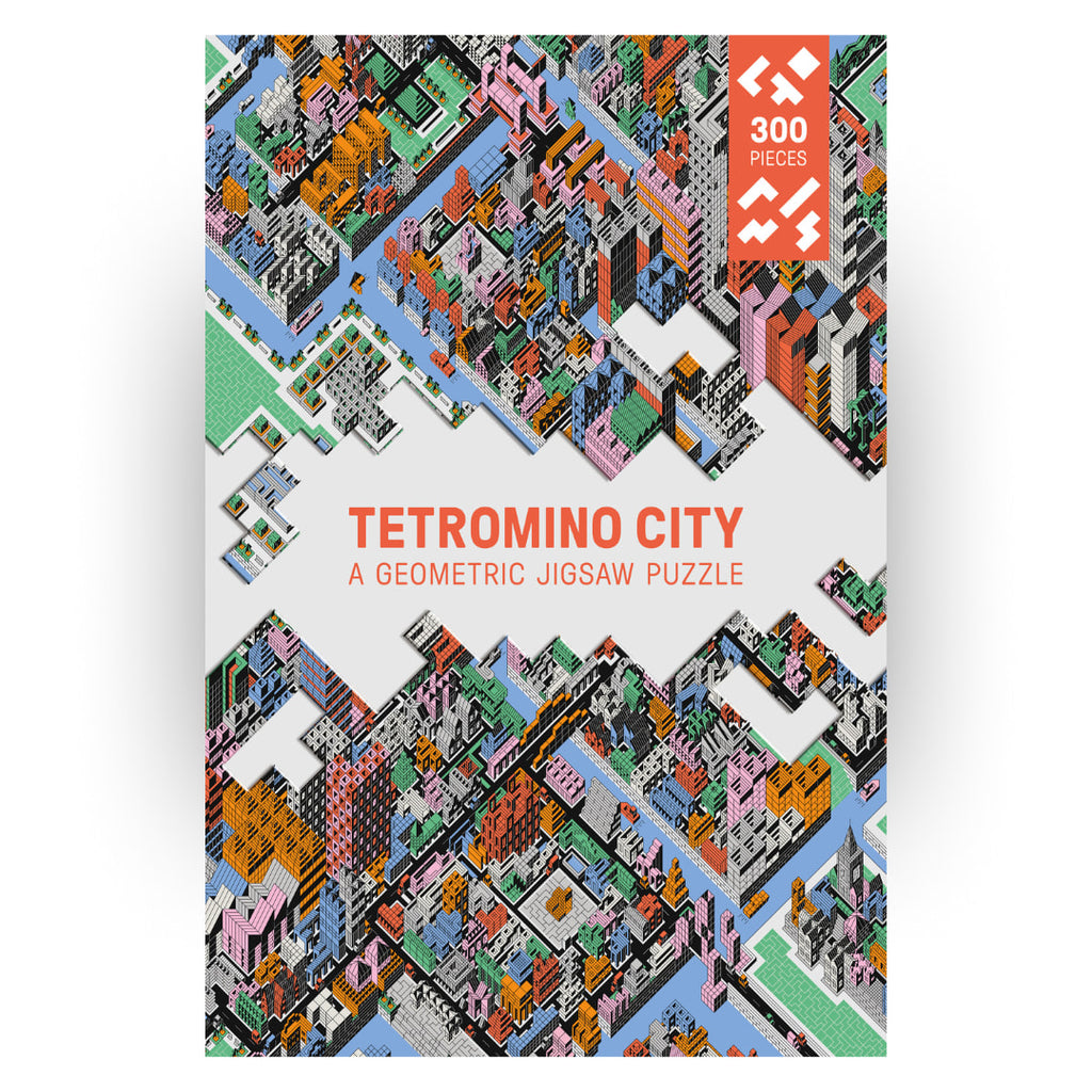 Laurence King - Tetromino City 300 Piece Puzzle  - The Puzzle Nerds 
