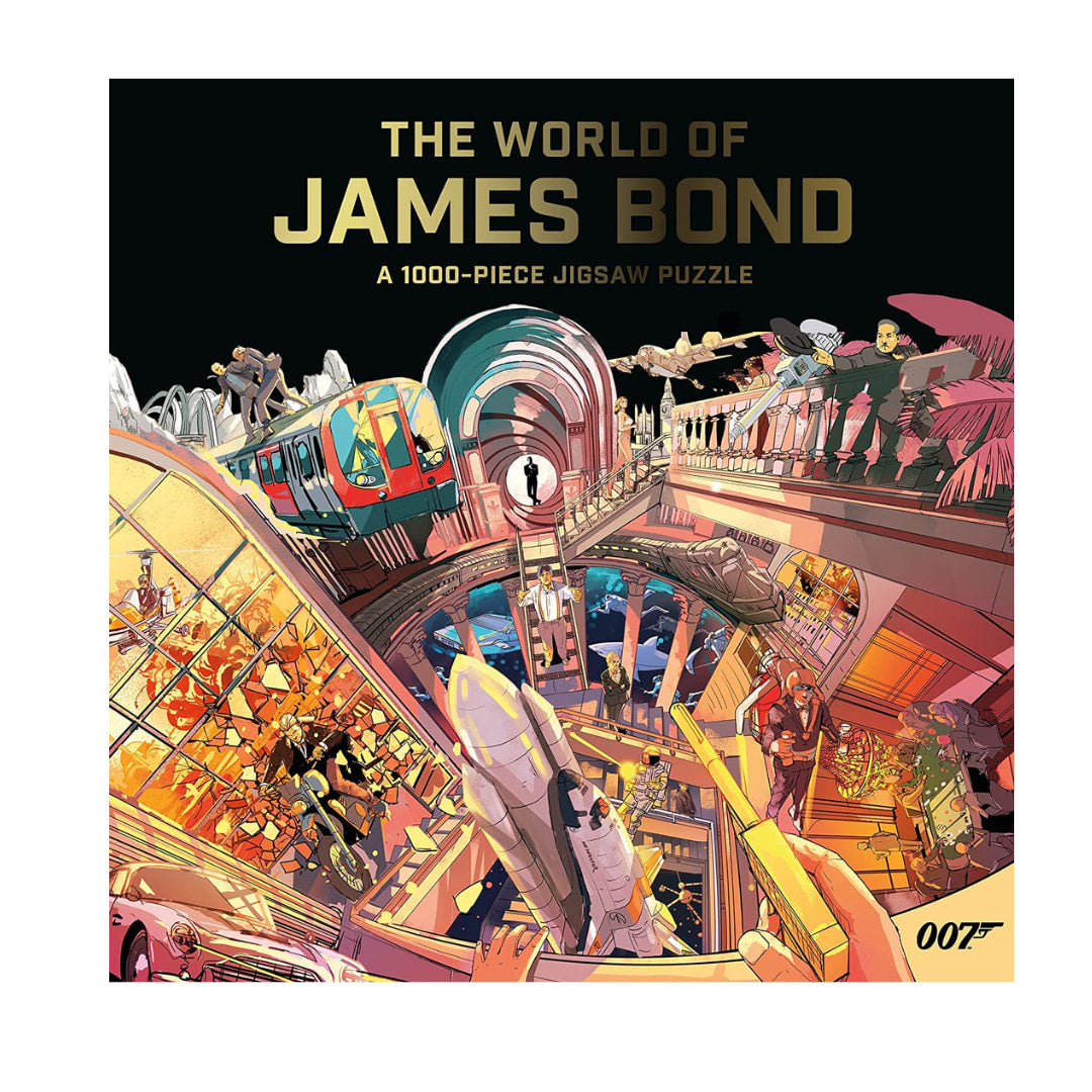 Laurence King - The World Of James Bond 1000 Piece Puzzle - The Puzzle Nerds 