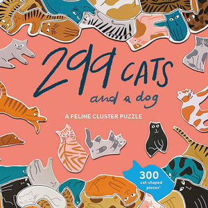 Lawrence King - 299 Cats (and a dog) 300 Piece Puzzle - The Puzzle Nerds