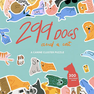Lawrence King - 299 Dogs (and a cat) 300 Piece Puzzle - The Puzzle Nerds