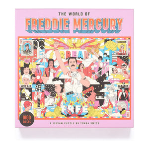 Lawrence King - The World Of Freddie Mercury 1000 Piece Puzzle - The Puzzle Nerds