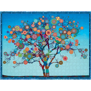 Mandala Fruit Tree by Paul Heussenstamm 500 Piece Puzzle - The Puzzle Nerds