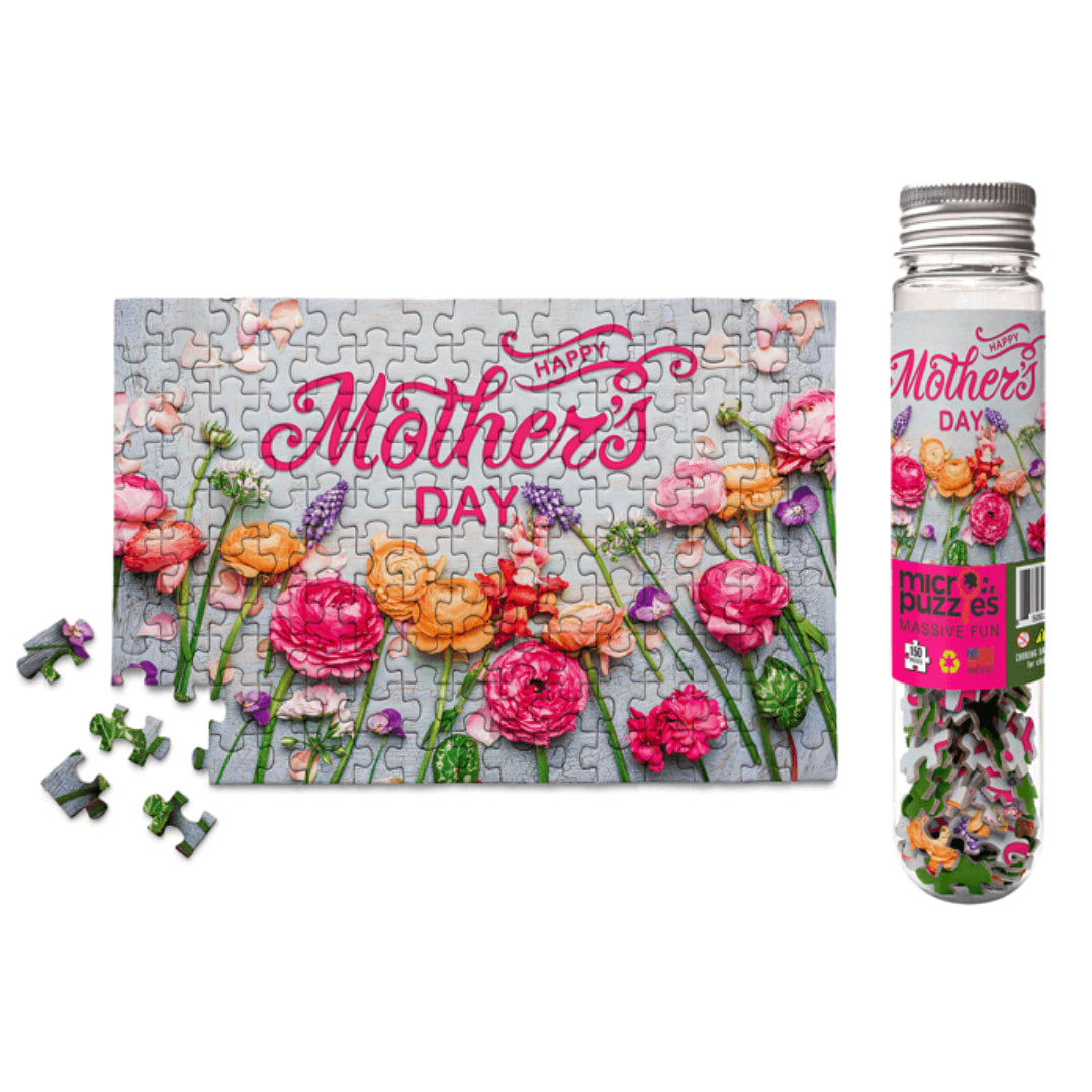 MicroPuzzles - Mother's Day - Wild Flowers 150 Piece Micro Puzzle - The Puzzle Nerds