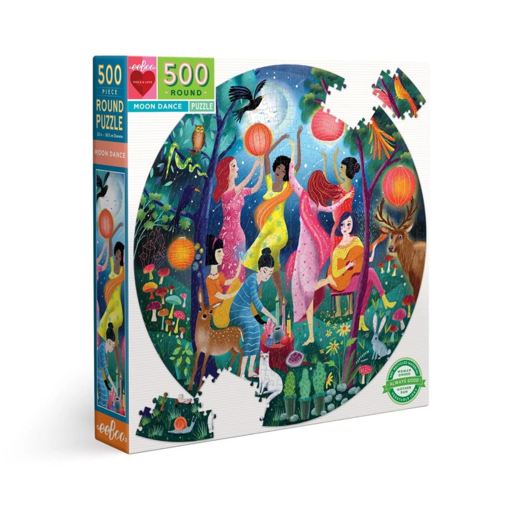 Moon Dance 500 Piece Round Puzzle - The Puzzle Nerds