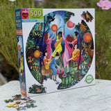 Moon Dance 500 Piece Round Puzzle - The Puzzle Nerds
