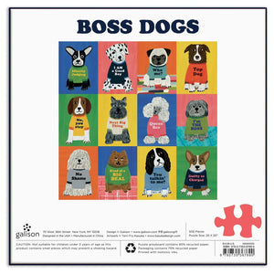 Mudpuppy - Boss Dogs 500 Piece Puzzle - The Puzzle Nerds