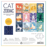 Mudpuppy - Cat Zodiac 500 Piece Puzzle - The Puzzle Nerds