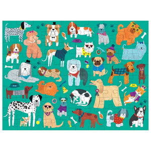 Mudpuppy - Cats & Dogs 100 Piece Double-Sided Puzzle - The Puzzle Nerds