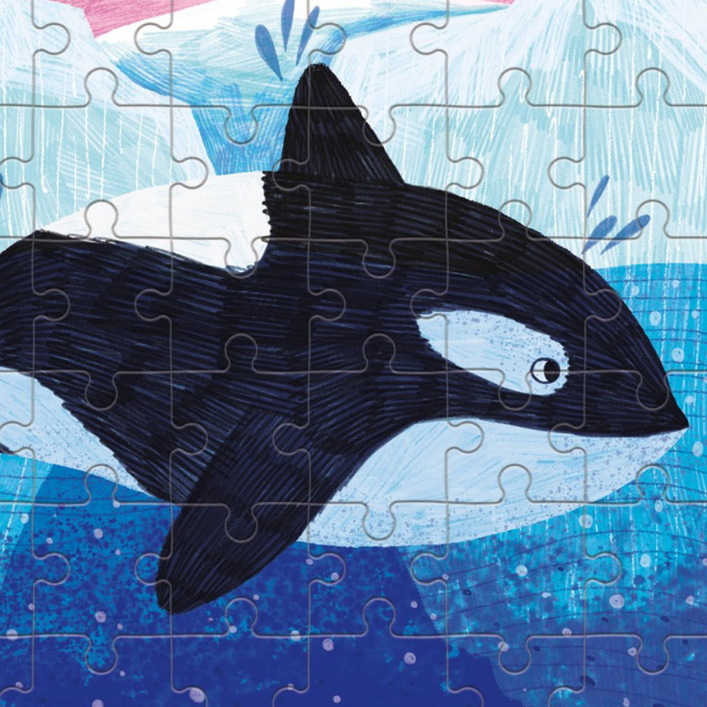 Mudpuppy - Orca 48 Piece Mini Puzzle - The Puzzle Nerds