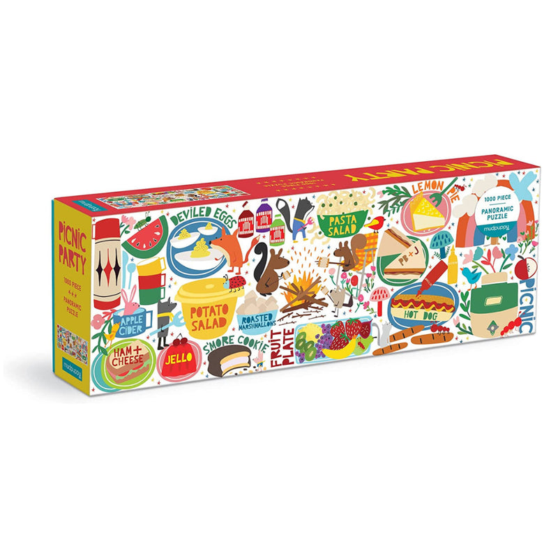 Picnic Party 1000 Piece Panoramic Family Puzzle – The Puzzle Nerds