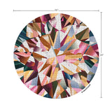 Multifaceted Diamond Abstract Round 1000 Piece Puzzle