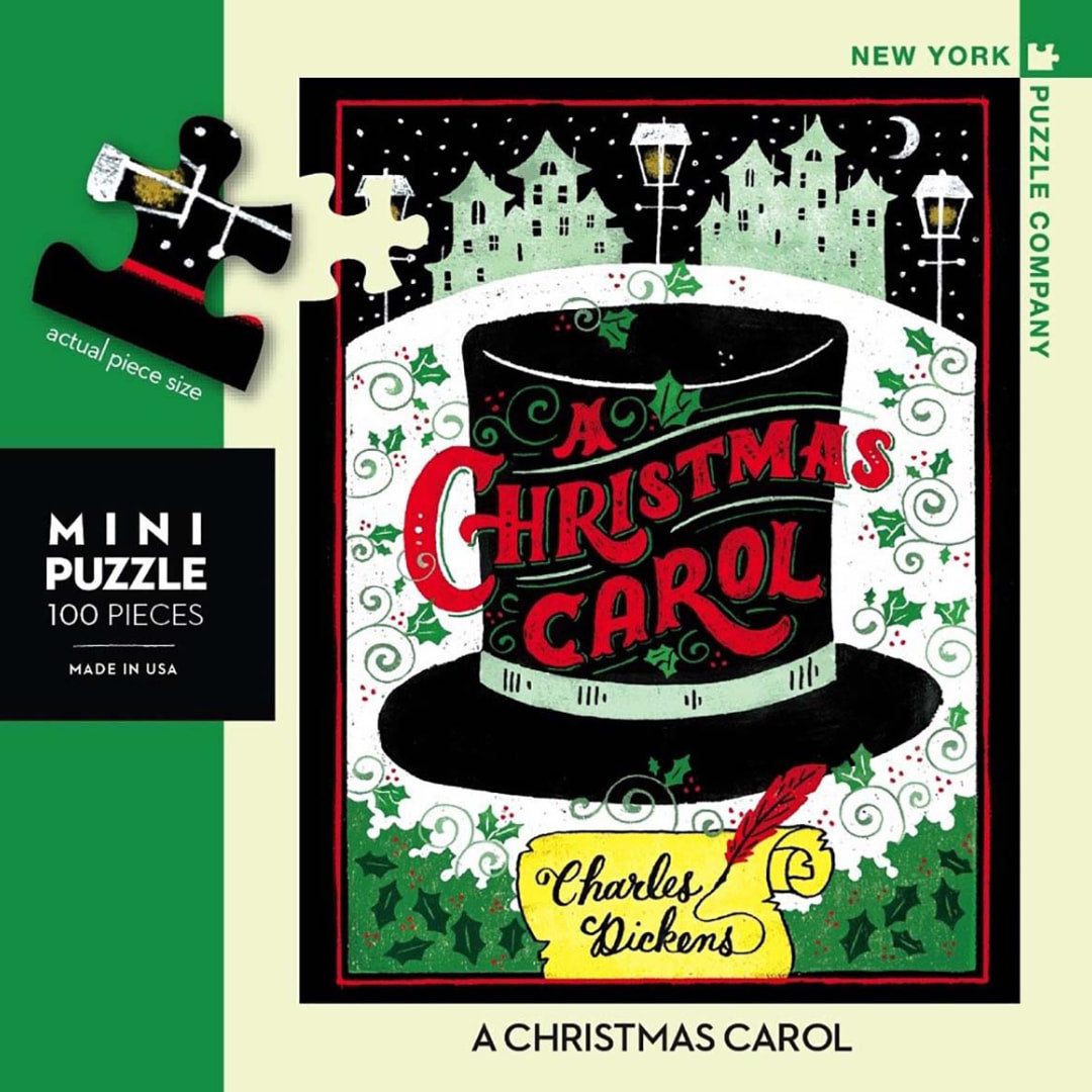 New York Puzzle Company - A Christmas Carol 100 Piece Mini Puzzle - The Puzzle Nerds 