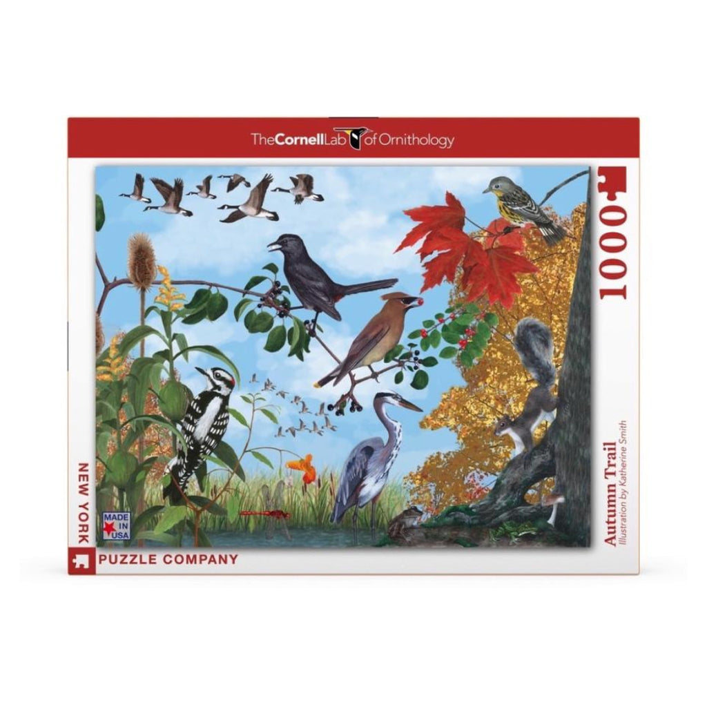 New York Puzzle Company - Autumn Trail 1000 Piece Puzzle - The Puzzle Nerds