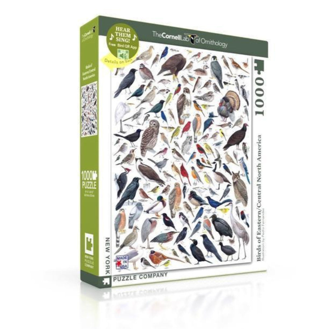 New York Puzzle Company - Birds Of Eastern / Central North America 1000 Piece Puzzle - The Puzzle Nerds 