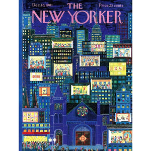 New York Puzzle Company  - City Advent Calendar 1000 Piece Puzzle  - The Puzzle Nerds