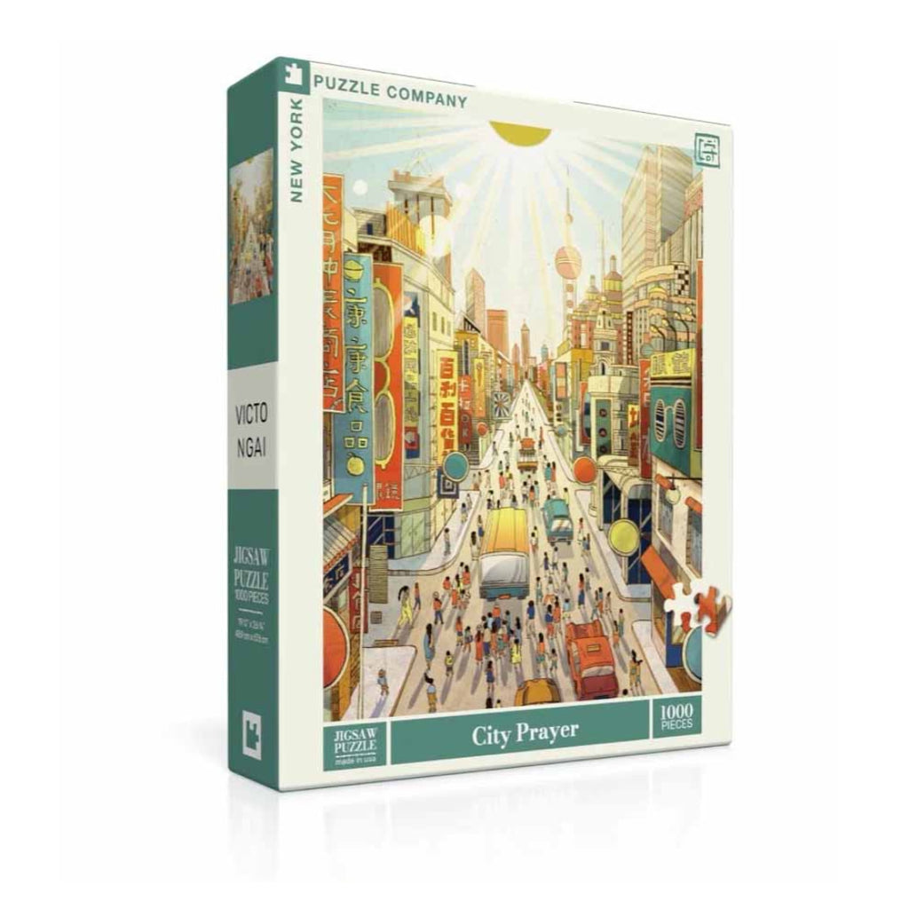 New York Puzzle Company - City Prayer 1000 Piece Puzzle - The Puzzle Nerds