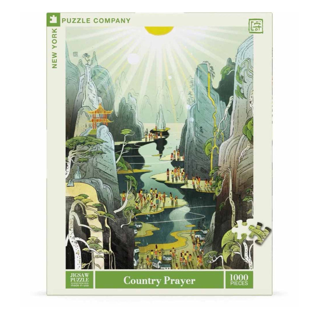 New York Puzzle Company - Country Prayer 1000 Piece Puzzle - The Puzzle Nerds