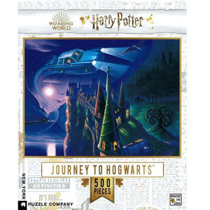 New York Puzzle Company - Harry Potter Journey To Hogwarts 500 Piece Puzzle - The Puzzle Nerds