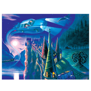 New York Puzzle Company - Harry Potter Journey To Hogwarts 500 Piece Puzzle - The Puzzle Nerds