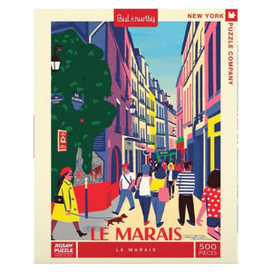 New York Puzzle Company - Le Marais 1000 Piece Puzzle - The Puzzle Nerds 