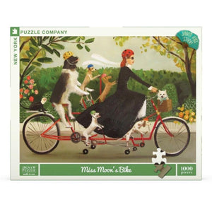 New York Puzzle Company - Miss Moon's Bike 1000 Piece Puzzle - The Puzzle Nerds
