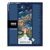 New York Puzzle Company - New Discoveries: Earth Day 1000 Piece Panoramic Puzzle - The Puzzle Nerds