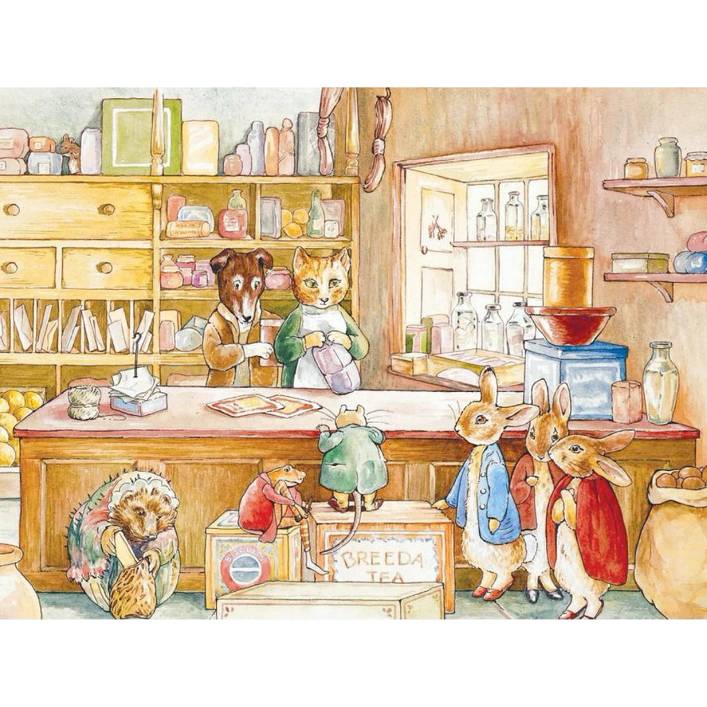 New York Puzzle Company - Peter Rabbit Ginger & Pickles 1000 Piece Puzzle  - The Puzzle Nerds