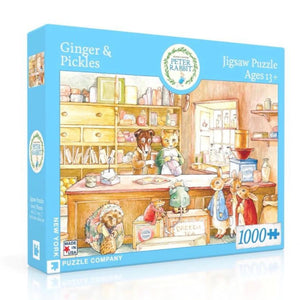 New York Puzzle Company - Peter Rabbit Ginger & Pickles 1000 Piece Puzzle  - The Puzzle Nerds