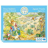 New York Puzzle Company - Peter Rabbit's Garden Snack 500 Piece Puzzle - The Puzzle Nerds