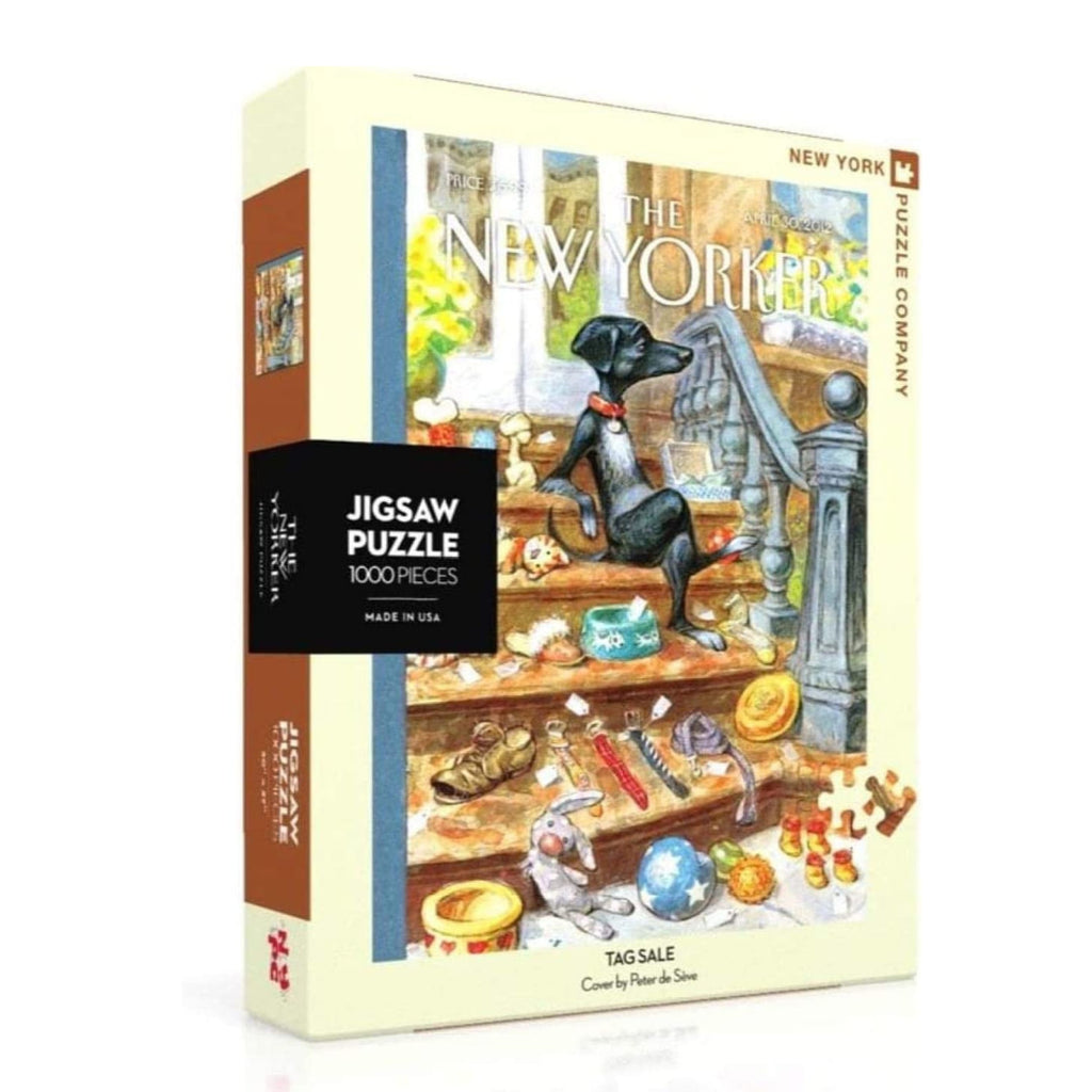 New York Puzzle Company - Tag Sale 1000 Piece Puzzle - The Puzzle Nerds 