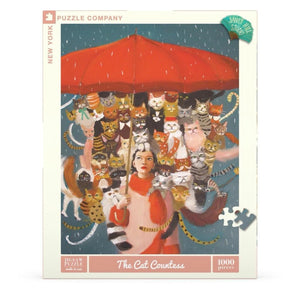 New York Puzzle Company - The Cat Countess 1000 Piece Puzzle - The Puzzle Nerds
