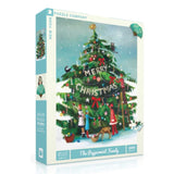 New York Puzzle Company - The Peppermint Family 1000 Piece Puzzle - The Puzzle Nerds 
