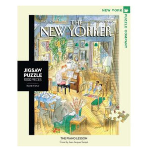 New York Puzzle Company - The Piano Lesson 1000 Piece Puzzle - The Puzzle Nerds 
