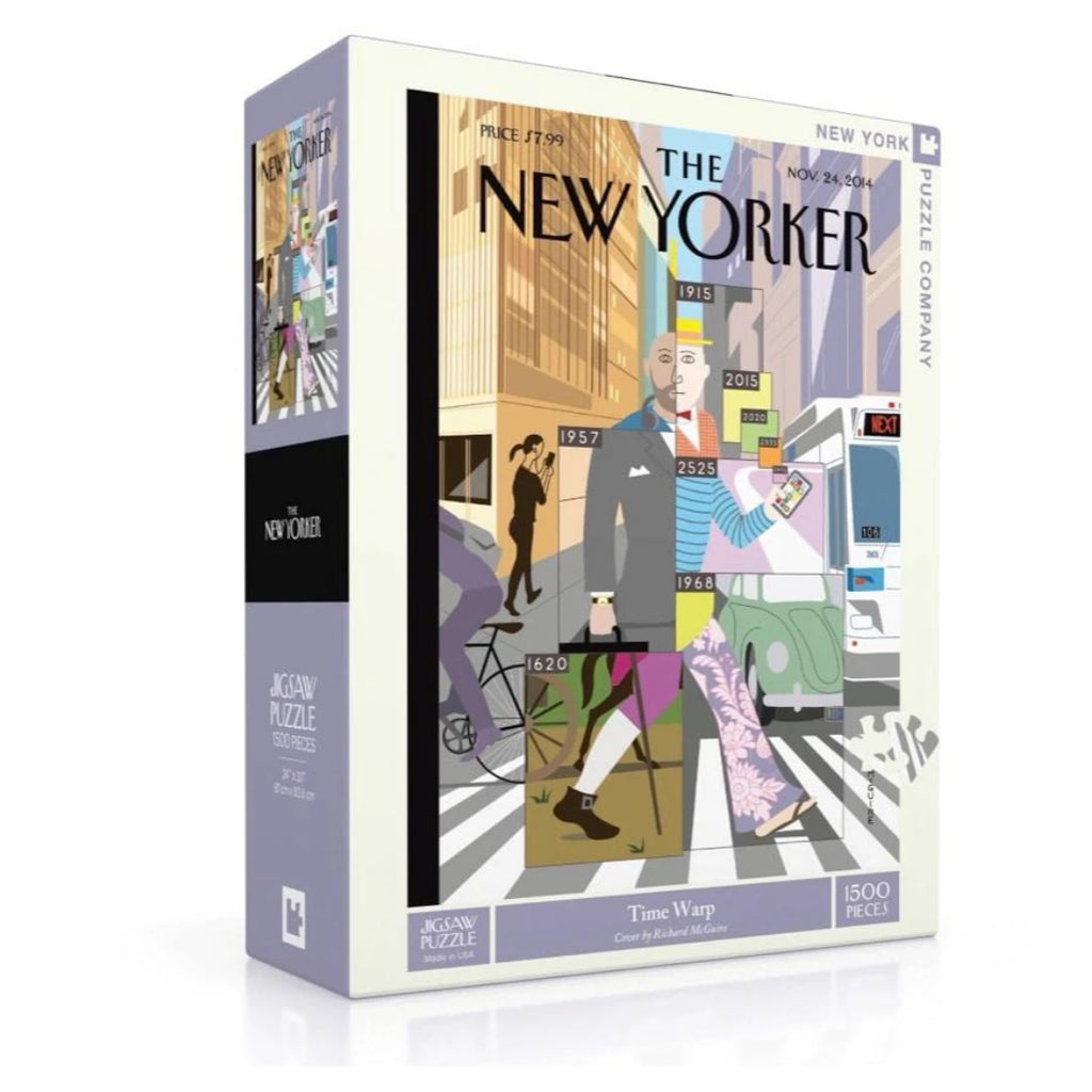 New York Puzzle Company - Time Warp 1500 Piece Puzzle - The Puzzle Nerds