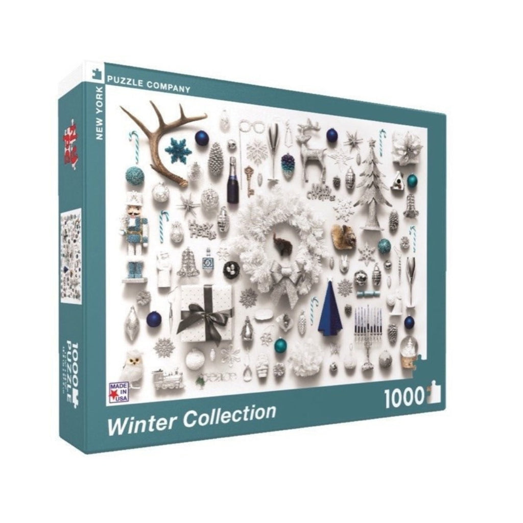 New York Puzzle Company - Winter Collection 1000 Piece Puzzle - The Puzzle Nerds 